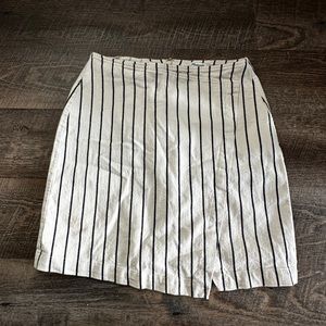 Madewell stripped skirt
